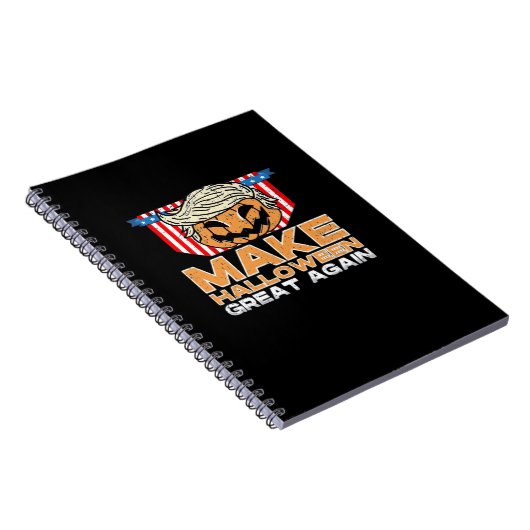 トランプキンハロウィーンヴィンテージ政治おもしろい ノートブック (右側)