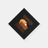 トランプキンパイおもしろい感謝祭パーティー休日 スタンダードカクテルナプキン (角)