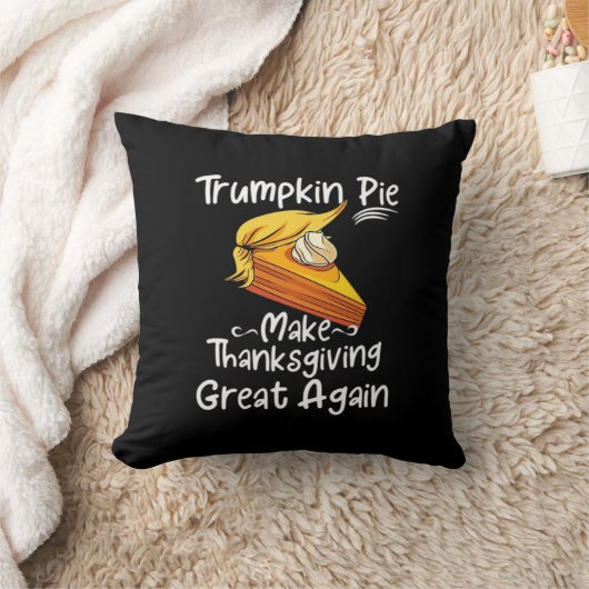 トランプキンパイが再びベースボー素晴らしルに感謝祭を作る クッション (ブランケット)