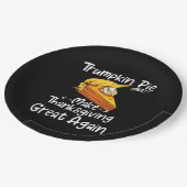 トランプキンパイが再びベースボー素晴らしルに感謝祭を作る ペーパープレート (アングル)