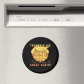 トランプキンパイが再び感謝祭を素晴らし作る!!クラス マグネット (インサイチュ (食洗機))