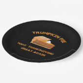 トランプキンパイが再び感謝祭を素晴らし作る ペーパープレート (アングル)