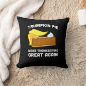 トランプキンパイが再び感謝祭素晴らしを作おもしろいる クッション (ブランケット)