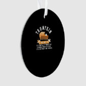 トランプキンパイで感謝祭を再び偉大に Gift Me オーナメント (正面)