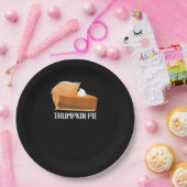 トランプキンパイカボチャおもしろい感謝祭 ペーパープレート (パーティー)