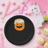 トランプキンパンプキンハロウィーンクラシック ペーパープレート (パーティー)
