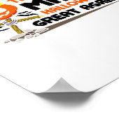 トランプキンパンプキンハロウィーンクラシック ポスター (角)