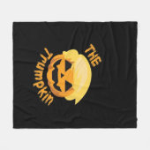 トランプキンパンプキンハロウィーンデザイン – スロースの衣装 フリースブランケット (正面(横))