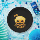 トランプキンパンプキンハロウィーンデザイン – スロースの衣装 ペーパープレート (パーティー)