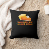 トランプキンパンプキンパイおもしろい感謝祭フィット クッション (ブランケット)