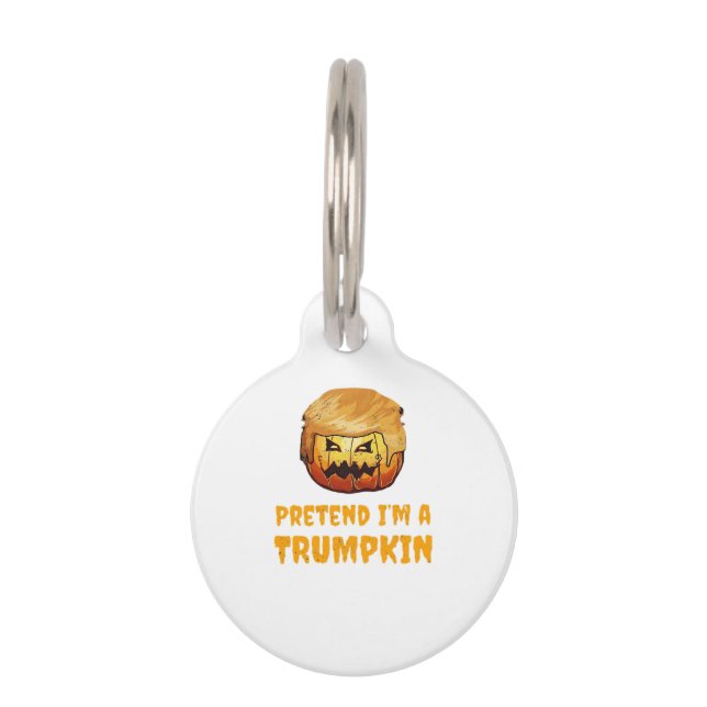 トランプキンパンプキン ペット　ネームタグ (正面)