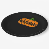 トランプキンパンプキン ペーパープレート (アングル)