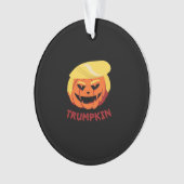 トランプキンホラーハロウィーンギフトクラシック オーナメント (正面)