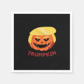 トランプキンホラーハロウィーンギフトクラシック スタンダードカクテルナプキン (正面)