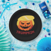 トランプキンホラーハロウィーンギフトクラシック ペーパープレート (パーティー)