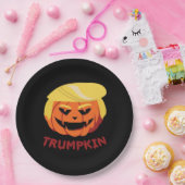 トランプキンホラーハロウィーンギフトクラシック ペーパープレート (パーティー)