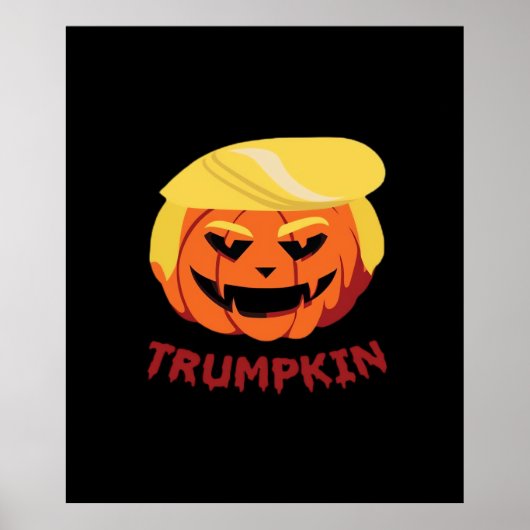 トランプキンホラーハロウィーンギフトクラシック ポスター (正面)