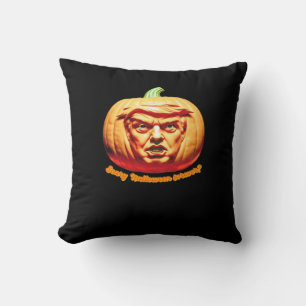 トランプキンホラー最高のハロウィンパンプキンアートデザインC クッション