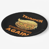 トランプキンメイクハロウィン素晴らしの再おもしろいクラシック ペーパープレート (アングル)