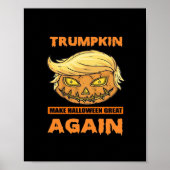 トランプキンメイクハロウィン素晴らしの再おもしろいクラシック ポスター (正面)
