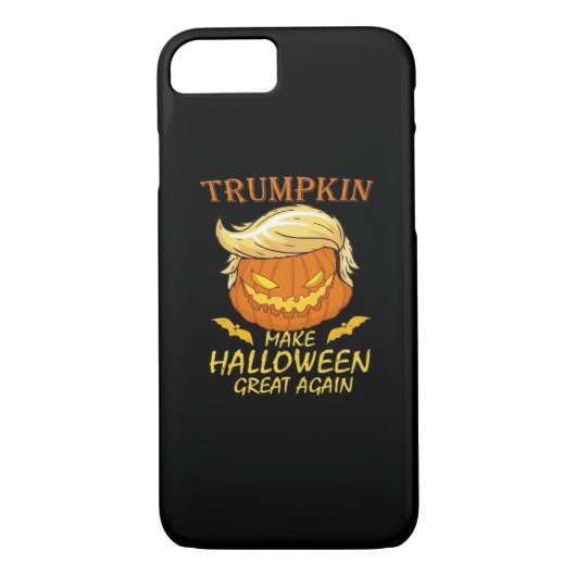 トランプキンメイクハロウィン素晴らしの再び – Pumpkiレトロ Case-Mate iPhoneケース (裏面)