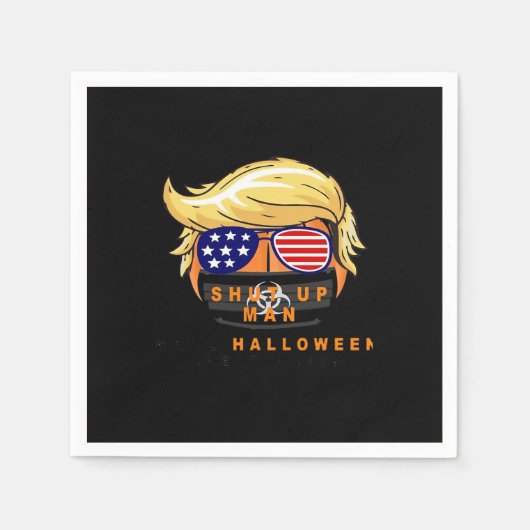 トランプキンメイクハロウィン素晴らしの再ギフトクラシック スタンダードカクテルナプキン (正面)
