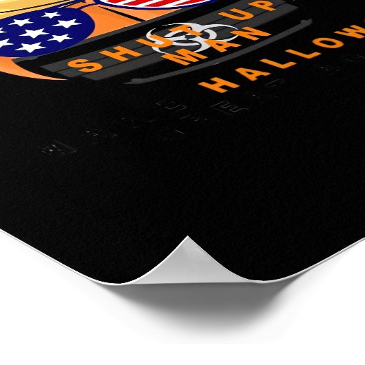 トランプキンメイクハロウィン素晴らしの再ギフトクラシック ポスター (角)