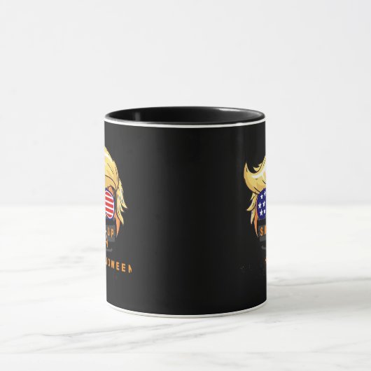 トランプキンメイクハロウィン素晴らしの再ギフトクラシック マグカップ (中央)