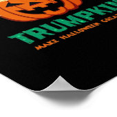 トランプキンメイクハロウィン素晴らしアゲイン引用文 ポスター (角)