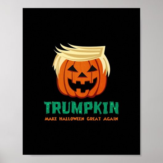 トランプキンメイクハロウィン素晴らしアゲイン引用文 ポスター (正面)