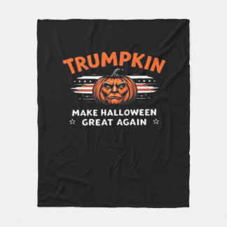 トランプキンメイクハロウィン素晴らしアリークラシック フリースブランケット