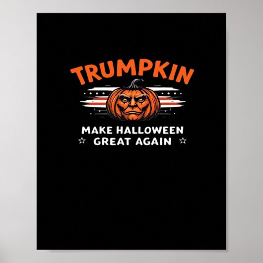 トランプキンメイクハロウィン素晴らしアリークラシック ポスター (正面)