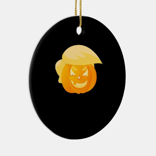 トランプキンメイクハロウィン素晴らし セラミックオーナメント (右)