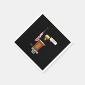 トランプキンレッツハロウィン素晴らしの再クラシック生 スタンダードカクテルナプキン (角)