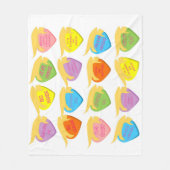 トランプキンローヴィンハートフリースブランケット フリースブランケット (正面)