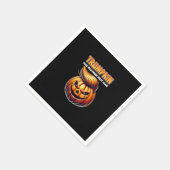 トランプキン再び素晴らしハロウィーンを作るジャック・オランター スタンダードカクテルナプキン (角)