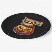 トランプキン再び素晴らしハロウィーンを作るジャック・オランター ペーパープレート (アングル)