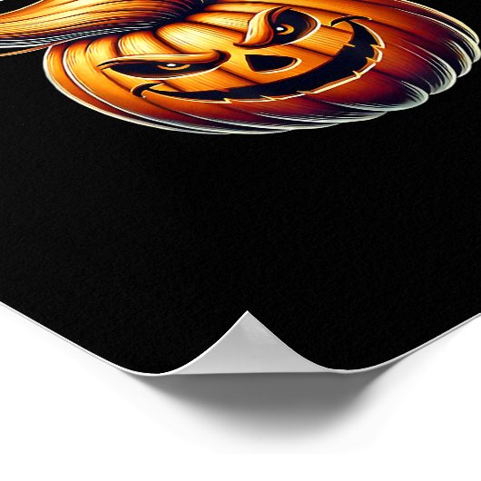 トランプキン再び素晴らしハロウィーンを作るジャック・オランター ポスター (角)