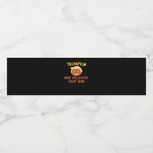 トランプキン再ハロウィン素晴らしを作る – コスタおもしろいム ペットボトルラベル (シングルラベル)