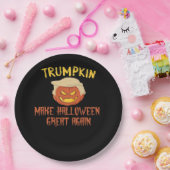 トランプキン再ハロウィン素晴らしを作る – コスタおもしろいム ペーパープレート (パーティー)