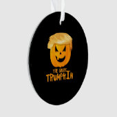 トランプキン素晴らし面白いハロウィーン オーナメント (正面)