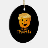 トランプキン素晴らし面白いハロウィーン セラミックオーナメント (右)