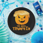 トランプキン素晴らし面白いハロウィーン ペーパープレート (パーティー)