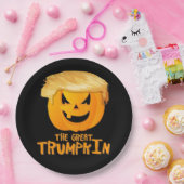 トランプキン素晴らし面白いハロウィーン ペーパープレート (パーティー)