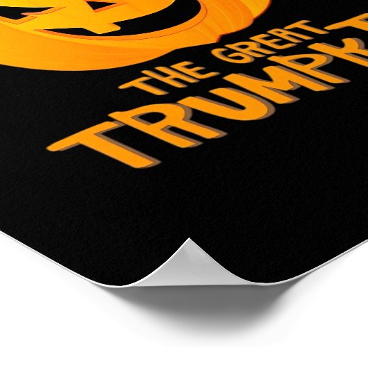 トランプキン素晴らし面白いハロウィーン ポスター (角)