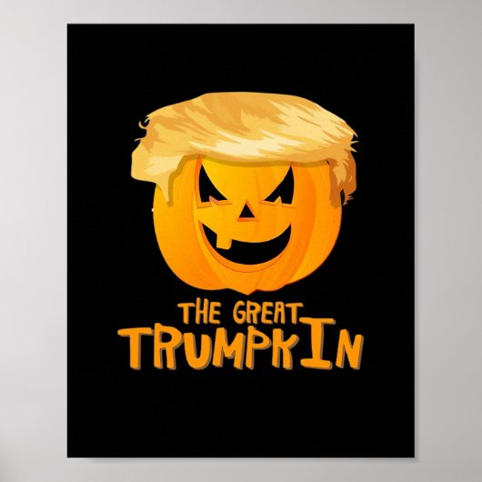 トランプキン素晴らし面白いハロウィーン ポスター (正面)