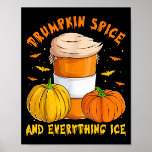 トランプキンSceそしてすべてアイスリベラルフォールハロウィン ポスター