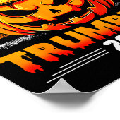 トランプキン2025 USA ハロウィンを再び偉大にしよう 面白い ポスター (角)