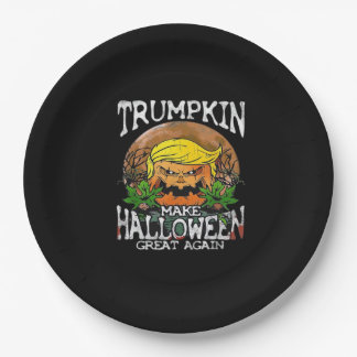 トランプキン・ハロウィンをもう一度グレートに クラシック ペーパープレート