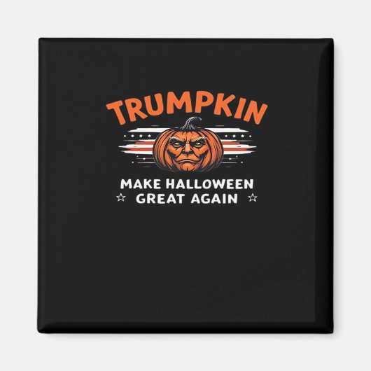 トランプキン・ハロウィンをもう一度グレートに マグネット (正面)